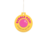 Circle with Tab Air Freshener